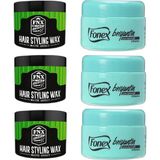 Fonex Barber Wax 150 Ml & Briyantin 150 Ml 6'Lı Set