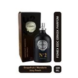 Fonex No:2 Edc Erkek Parfüm 100 Ml Grapefruit & Mandarin Juicy Peach