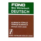 Fono Almanca Sözlük Mini