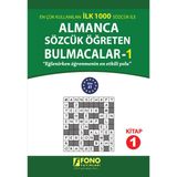 Fono Yayınları Almanca Bulmacalar ile 1000 Sözcük Öğrenme Eğlencesi 258 Sayfa