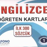 Fono Yayınları İngilizce Öğreten Kartlar 1-İlk 300 Sözcük