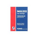 Fono Yayınları İngilizce - Türkçe Cep Sözlüğü 475 Sayfa Ciltsiz Eğitim Kitabı