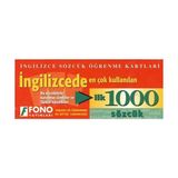 Fono Yayınları İngilizcede En Çok Kullanılan İlk 1000 Sözcük İngilizce Sözcük Kartları Kutulu