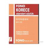 Fono Yayınları Korece/Türkçe-Türkçe/Korece Standart Sözlük 586 Sayfa Ciltsiz