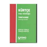 Fono Yayınları Kürtçe, Türkçe - Türkçe, Kürtçe Standart Sözlük (Cep Sözlüğü)