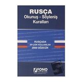 Fono Yayınları Rusça Okunuş-Söyleniş Kuralları