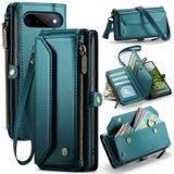 FONREST Crossbody Cep Telefonu Kılıfı Google Pixel 11 Pro XL için, Mavi | 10 kart bölmesi, RFID koruması, fermuarlı bölme, stant, el ve omuz askısı, mıknatıslı kilit, günlük kullanım ve seyahat için