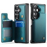 FONREST Galaxy Z Fold8 Ultra Cüzdan Kılıf Menteşe Koruması, Mavi-yeşil | 4 RFID Engelleme Kart Yuvası, Kimlik Penceresi, Manyetik Kapatma, Çanta Hızlı Errands için Kickstand Darbeye Dayanıklı Geri