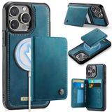 FONREST iPhone-15-Pro-Max İnce Mıknatıslı Adsorbe Edici Deri Kılıf + Çıkarılabilir Arka Billfold 2'si 1 Arada Cüzdan Kılıfı, 4 RFID Engelleme Kartı Tutuculu Nakit Yuvası Destek Çubuğu Darbeye