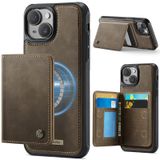 FONREST iPhone-15+Plus için İnce Mıknatıslı Adsorbe Edici Deri Kılıf + Çıkarılabilir Arka Billfold 2'si 1 Arada Cüzdan Kılıfı RFID Engelleme Kart Tutucuları Nakit Yuvası Kickstand Darbeye Dayanıklı
