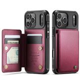 FONREST iPhone 18 Pro için Geri Çevirmeli Cüzdan Kılıf, Kırmızı | 4 RFID Engelleyici Kart Yuvası, Kimlik Penceresi, Manyetik Kapatma, Hızlı Errands ve Çantasız Günler için Destek Çubuğu