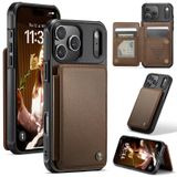 FONREST iPhone 18 Pro Max için Geri Çevirmeli Cüzdan Kılıf, Kahverengi | 4 RFID Engelleyici Kart Yuvası, Kimlik Penceresi, Manyetik Kapatma, Hızlı Errands ve Çantasız Günler için Destek Çubuğu