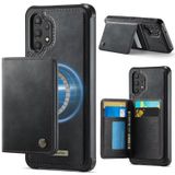 FONREST Samsung-Galaxy-A13/A04S İnce Mıknatıslı Adsorbe Edici Deri Kılıf+Çıkarılabilir Arka Billfold 2'si 1 Arada Cüzdan Kılıfı, 4 RFID Engelleme Kartı Tutuculu Nakit Yuvası Kickstand Darbeye