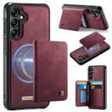 FONREST Samsung-Galaxy-A14/M44/Jump 3 İnce Mıknatıslı Adsorbe Deri Kılıf+Çıkarılabilir Arka Billfold 2'si 1 Arada Cüzdan Kılıfı, 4 RFID Engelleme Kartı Tutuculu Nakit Yuvası Kickstand Darbeye