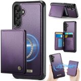 FONREST Samsung Galaxy A17 5G için İnce Mıknatıs Adsorbe Deri Kılıf+Çıkarılabilir Arka Billfold 2'si 1 Arada Cüzdan Kılıfı 4 RFID Engelleme Kart Tutuculu Nakit Yuvası Kickstand Darbeye Dayanıklı