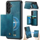 FONREST Samsung Galaxy A17 5G için İnce Mıknatıslı Adsorbe Deri Kılıf+Çıkarılabilir Arka Billfold 2'si 1 Arada Cüzdan Kılıfı 4 RFID Engelleme Kartı Tutacağı Nakit Yuvası Kickstand Darbeye Dayanıklı