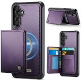 FONREST Samsung-Galaxy-A35/A55 5G İnce Mıknatıslı Adsorbe Edici Deri Kılıf+Çıkarılabilir Arka Billfold 2'si 1 Arada Cüzdan Kılıfı, 4 RFID Engelleme Kartı Tutuculu Nakit Yuvası Kickstand Darbeye