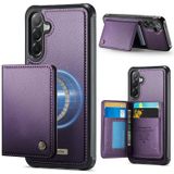 FONREST Samsung Galaxy A57 5G için İnce Mıknatıs Adsorbe Deri Kılıf+Çıkarılabilir Arka Billfold 2'si 1 Arada Cüzdan Kılıfı 4 RFID Engelleme Kart Tutuculu Nakit Yuvası Kickstand Darbeye Dayanıklı