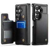 FONREST Samsung Galaxy Z Fold8 Ultra Cüzdan Kılıf Menteşe Koruması Siyah | 4 RFID Engelleme Kart Yuvası, Kimlik Penceresi, Manyetik Kapatma, Çanta Hızlı Errands için Kickstand Darbeye Dayanıklı Geri