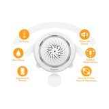 Fonri Akıllı İç Ortam Siren / Isı Nem Ölçer, Wifi, Google Asistan Ve Tuya, Uzaktan Kontrol