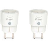 Fonri Akıllı Priz (16 AMPER) 2'li Set, Uzaktan Kontrol, Anlık Enerji Tüketim Takip, Wifi, Zamanlayıcı, 2 Yıl Garantili, Tuya Destekli - 2 Adet