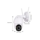 FONRİ TV-9825A 2MP 4x Dijital Zoom Speed Dome IP Güvenlik Kamerası FONRİ