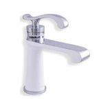 Fontana Fh-0114 Krom Beyaz Lavabo Bataryası