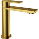 Fontana FJ-SS1012 Fırçalanmış Altın Lavabo Bataryası