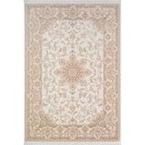 Fontana Ft002b Krem Bej Akrilik Halı Klasik Desen Pamuk Taban Tozu Az Salon Oturma Odası Halısı 100 X 300 Krem-Bej