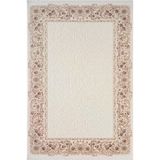 Fontana Ft005p Krem Bej Akrilik Halı Klasik Desen Pamuk Taban Tozu Az Salon Oturma Odası Halısı 200 X 290 Krem-Bej