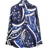 Fontane Baskılı Ipek Twill Gömlek - XS