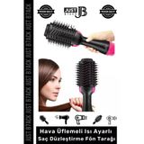 #FönTarağı 1200W 4 Vitesli Kademeli Hava Üflemeli Isı Ayarlı 2.5m Kablolu Saç Düzleştirme Fön Tarağı