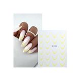 Fontenay 5D Tırnak Stickerları - 5D Nail Stickers Sd-1924 Renkli