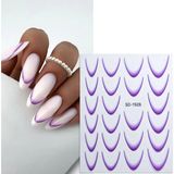 Fontenay 5D Tırnak Stickerları - 5D Nail Stickers Sd-1926