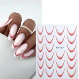 Fontenay 5D Tırnak Stickerları - 5D Nail Stickers Sd-1927