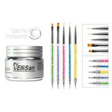 Fontenay Ellisan Protez Tırnak Jeli Builder Gel 56 Gram + Tırnak Süslemedesen Fırçası Seti No:2181