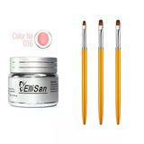 Fontenay Ellisan Protez Tırnak Jeli Builder Gel 56 Gram + Tırnak Süslemedesen Fırçası Seti No:2192