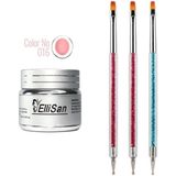 Fontenay Ellisan Protez Tırnak Jeli Builder Gel 56 Gram + Tırnak Süslemedesen Fırçası Seti NO:2194
