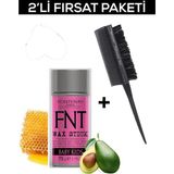 Fontenay Hair Wax Stick 75GR For Kids + Profesyonel Topuz Krepe Şiş Tarak 3043 2'li Set - Çok Renkli - Standart