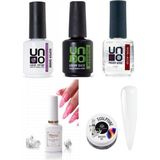 Fontenay Kalıcı Oje Set 1 ( Top + Base Coat + Primer 12ML) + Blooming Jel 15ML + Hamur Jeli 15ML Clear