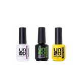 Fontenay Kalıcı Oje Seti Uno Nailprep Dehydrator 15 Ml+Rubber Base Gel 15Ml+Supershine Top Coat 15Ml Şeffaf