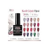 Fontenay Kedi Gözü İpek Efektli Kalıcı Jel Oje Manyetik Parlak Cat Eye Nail Art Ojesi Sc-10