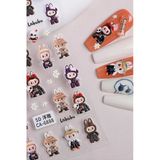 Fontenay Labubu Tırnak Sticker Protez Tırnak Kalıcı Oje Süsleme, Nail Art Sticker Ca-6888