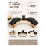 Fontenay Manikür Sehpası Telefon Tutacaklı U Tipi Sehpa - Tırnak, El & Kol Dayama Standı - Nail Art & Protez