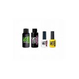Fontenay Prof. Uno Rubber Base Coat & Super Shine Top Coat 50Ml + Primer & Dehydrator 15Ml 4'Lü Set Şeffaf