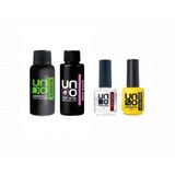 Fontenay Prof. Uno Rubber Base Coat & Super Shine Top Coat 50Ml + Primer & Dehydrator 15Ml 4'Lü Set