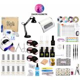 Fontenay Protez Tırnak Full Seti Strong 210 Freze X21 Uv LED Opzia Builder Dubai Kalıcı Oje Seti - Renkli