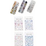Fontenay Protez Tırnak Nail Art Süsleme Charm Protez Tırnak Kalıcı Oje Süsleme Sticker
