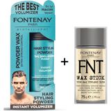 Fontenay Pudra Toz Wax Mat Effect Mavi 20 gr + Hair Wax Stick 75 gr 2'li Set