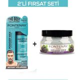 Fontenay Pudra Toz Wax Mavi 20gr + Face And Body Peeling Scrub Yüz Maskesi Böğürtlen 350ml 2'Li Set